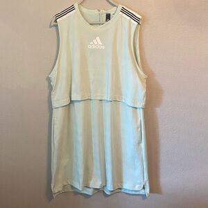 Adidas Sky Blue Sleeveless Top